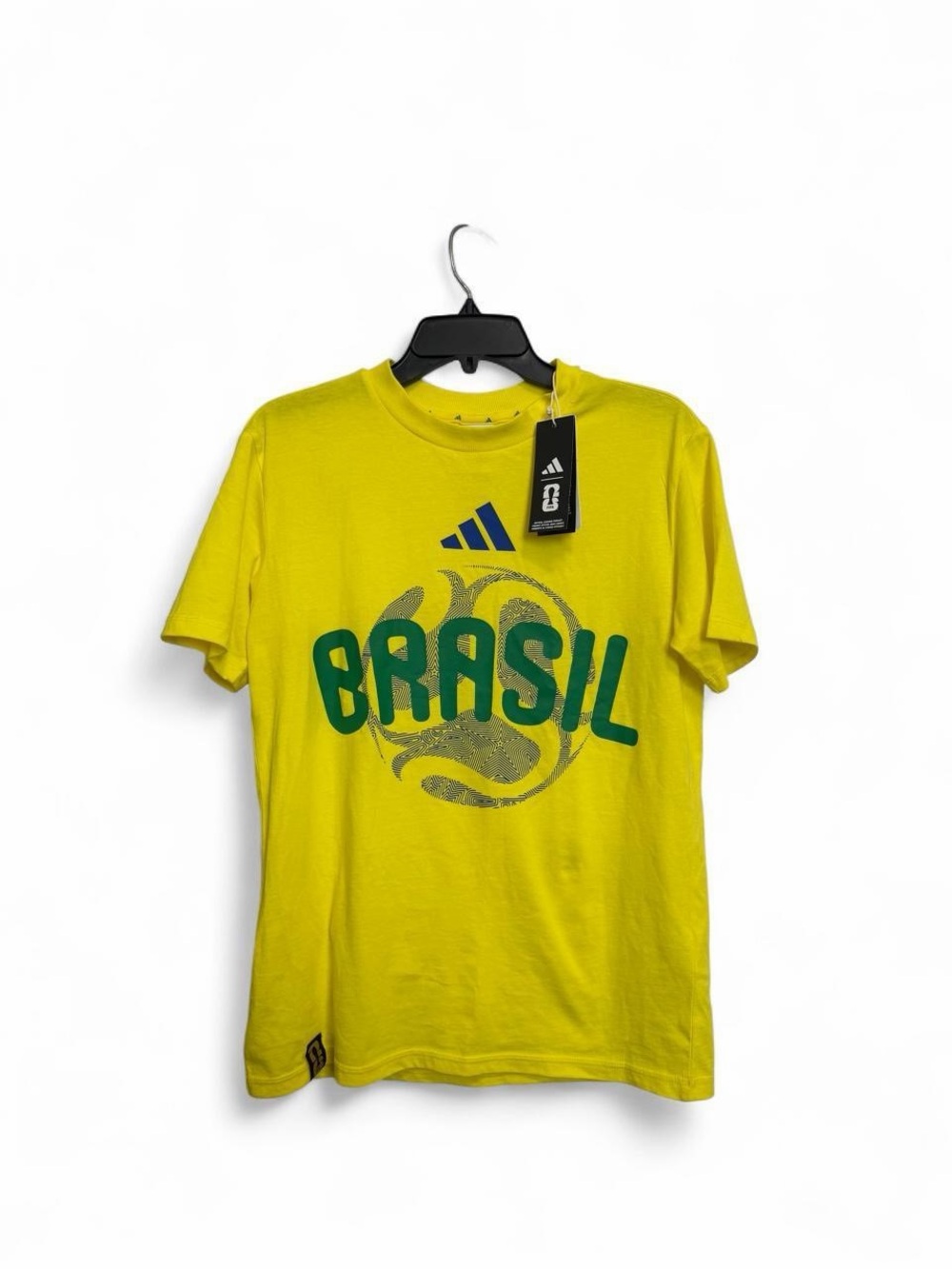 NWT Adidas Youth Kids large FIFA World Cup 2026 Brasil T shirt yellow